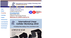 Desktop Screenshot of lcws10.ihep.ac.cn