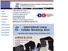 Tablet Screenshot of lcws10.ihep.ac.cn
