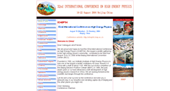 Desktop Screenshot of ichep04.ihep.ac.cn