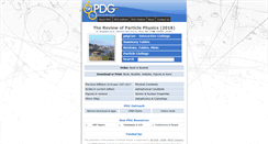 Desktop Screenshot of pdg.ihep.su